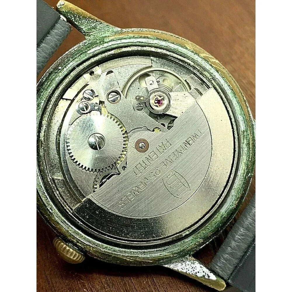 Unichorn FB194 Men's Watch Vintage Automatic 25 Jewels FOR REPAIR PARTS